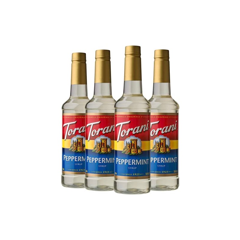 Torani Syrup, Peppermint, 25.4 Ounces (Pack of 4)