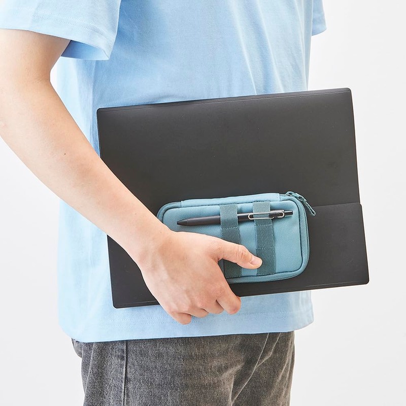 Lihit Lab SFJ x LIHIT LAB. Compact Pen Pouch, Ocean