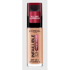 Base de maquillaje L'Oréal Paris Infaillible Fresh Wear 32H Base De Maquillaje L'Oréal Paris Infaillible 32h Freswear Miel Honey 235 - 30 Ml