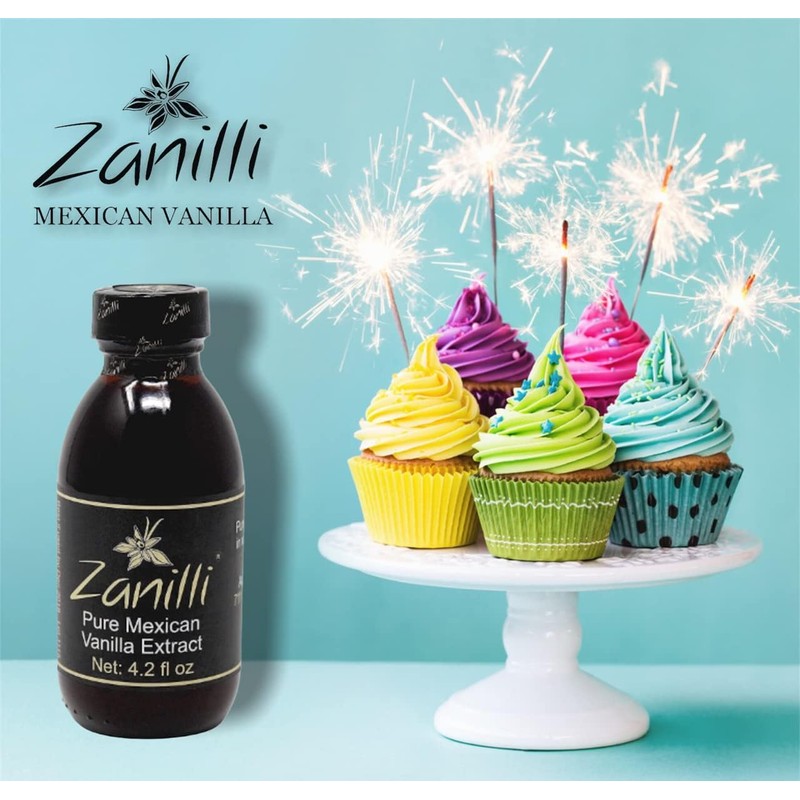 Zanilli Mexican Vanilla Extract - 4.2fl oz - Pure Vanilla