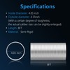 Hon&Guan 4-inch Semi Rigid Dryer Vent Hose, 8 Feet Flexible