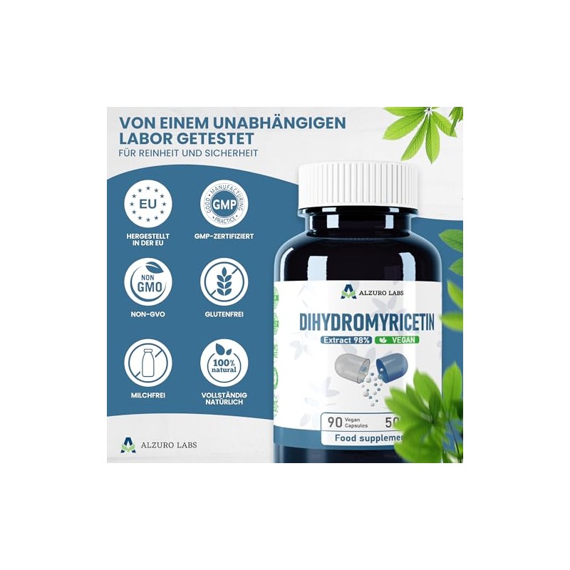 Dihydromyricetin, 50,000 mg Equivalent, High Dose 100:1 Extract, 98%, 90