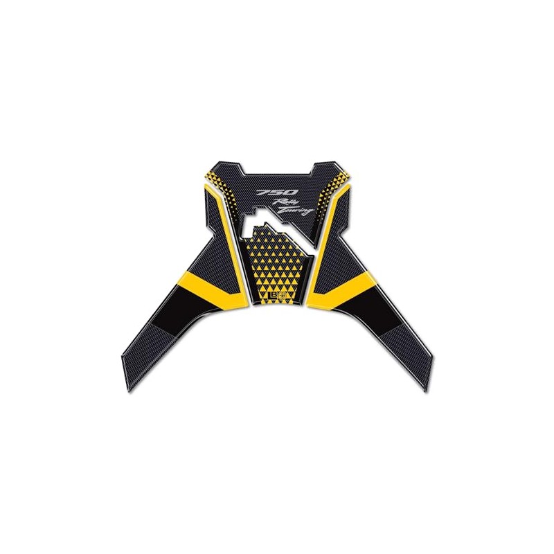 Tank Pad Sticker Compatible with Honda Transalp 2025 Colour: Yellow