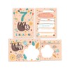 12 Invitation Cards with 12 Envelopes for 7th Children's Birthday