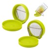 2pcs Sprouting Lids, Sprouting Jar Lid Kit Mesh Screen Sprouts