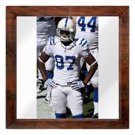 PEAS IN A POD Reggie Wayne - 12X12 Full Color Photo Sign With Hand Made Wood Frame PIAP #G327683