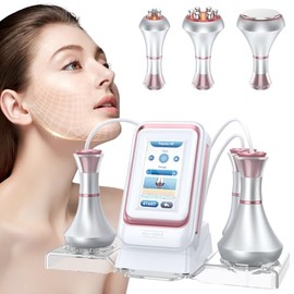 3 En 1 Máquina de Belleza, 80K Cavitación RF, Máquina de Adelgazamiento y Modelado Ultrasónico, Radiofrecuencia Facial y Corporal Celulitis, Reafirmac
