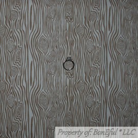 Riley Blake BonEful FABRIC FQ Cotton Quilt Brown Wood Grain Knot Farm Barn Camp A*lot Stripe