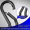 30 Pcs 3" Heavy Duty Spring Snap Hook Carabiners, M8