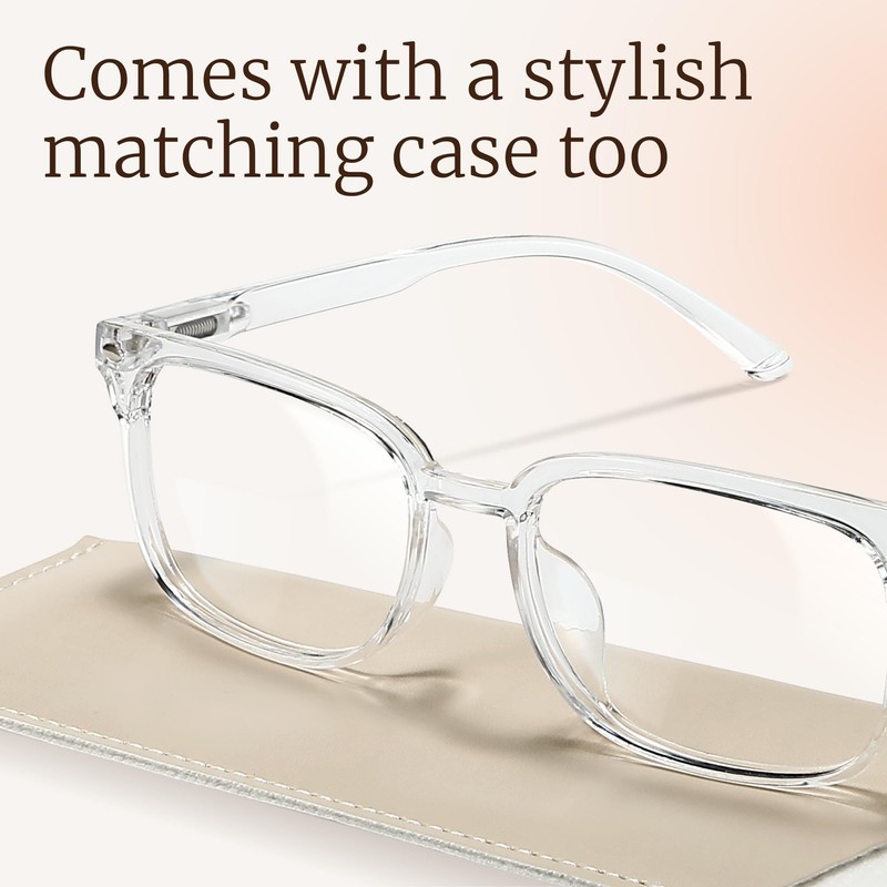 NOVIVON reading glasses Clear 2.0