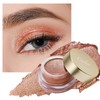 Oulac Warm Peach Glitter Cream Eyeshadow also as Highlighter, Large
