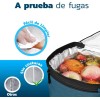 Bolsa De Almuerzo Lonchera Térmica Portátil Y Gran Capacidad