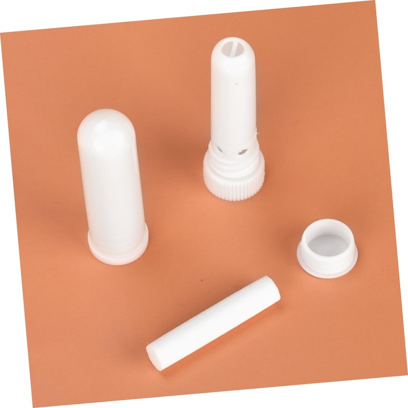 Mikinona 10pcs Essential Oil Aromatherapy White Empty Tubes for Relaxation
