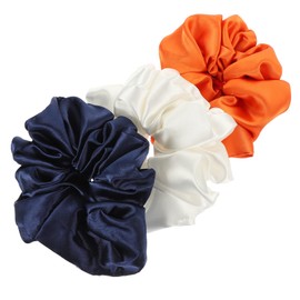 TOVINANNA 3pcs Scrunchies for Women Elegant French Style Hair Accessories and Soft Gentle for No Crease Ties for Daily Wear and Special Occasions