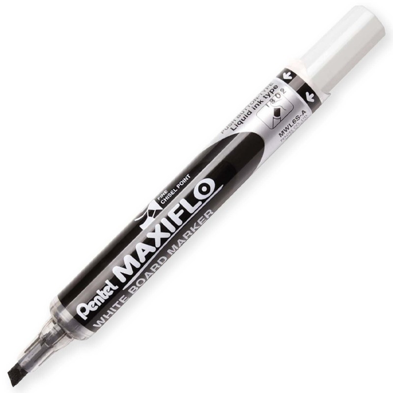 Pentel Maxiflo Whiteboard Marker Pen - Fine & Medium Chisel
