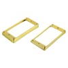 2PCS Guitar Pickup Frame Metal Bridge and Neck Pickups Cover