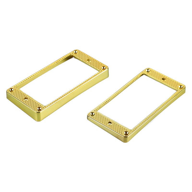 2PCS Guitar Pickup Frame Metal Bridge and Neck Pickups Cover