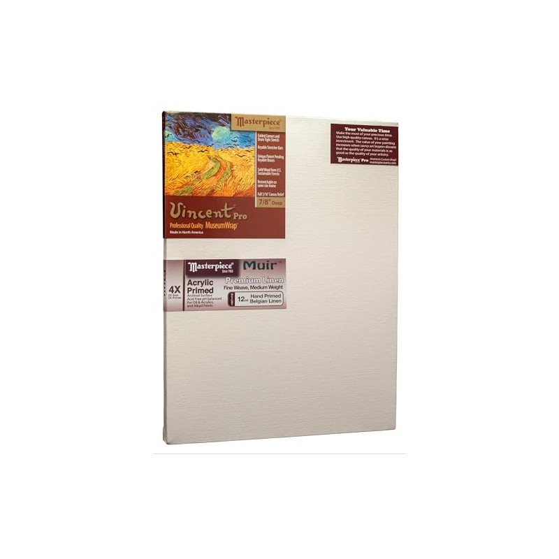 MASTERPIECE Z1VA-2025 Vincent Pro 7/8" Deep Muir Belgian Linen 12.0