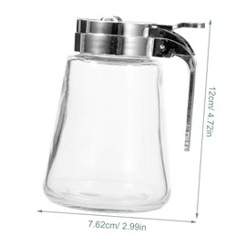 CIYODO 2pcs Condiment Dispenser Leak Sugar Dispenser Multi-Functional for Honey Creamer and Seasoning Stylish Kitchen Storage