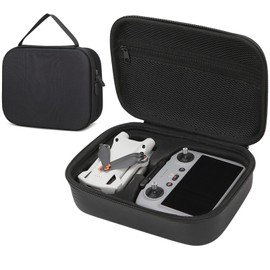 Carrying Case for DJI Mini 4 Pro,Portable Hard Travel Case Storage Bag Fits DJI Mini 4 Pro Drone, DJI RC 2 /DJI RC-N2 Remote Controller and Accessories-(Black)