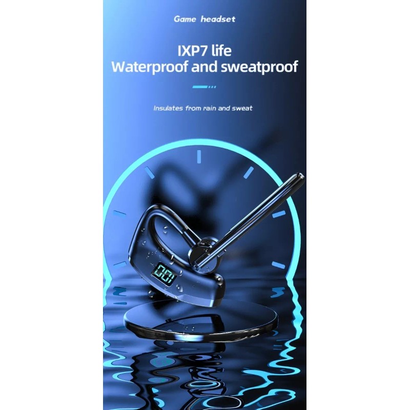 Pmarket Audífono V8s Indicador Led Bluetooth Llamada Libre Teléfono