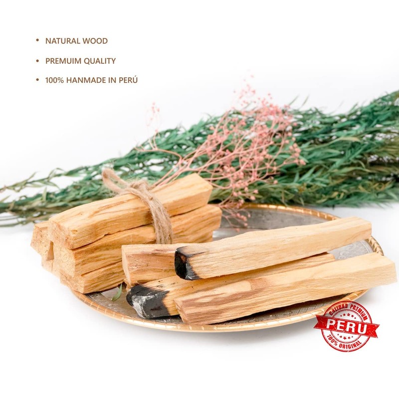 RUBY Palo Santo Cleaning Natural Smoking Wood 14-18 Pieces (120
