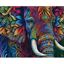 Springbok Elephant Mandala 1000 Piece Jigsaw Puzzle for Adults - Unique Cut Pieces - Made in USA