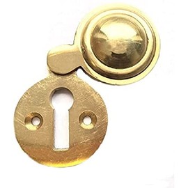 Covered Victorian Escutcheons 35mm Brass Or Chrome Key Rose Hole Cover Door Home