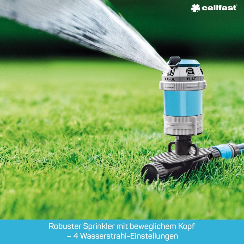 Multipurpose Garden Watering Lawn Rotating Sprinkler Hozelock Compatible Plastic