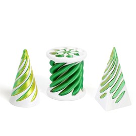 3pcs Spiral Cone Fidget Toy,3d Printed Spiral Cone Fidget Impossible Cone Stress Relief Toys For Anxiety Cool, Fidget Toy for Kids Adult Gift