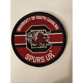 USC South Carolina Gamecocks Vintage Embroidered Iron On Patch  3” X 3”