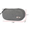 BUBM Double Compartment Storage Case Compatible with PS Vita and