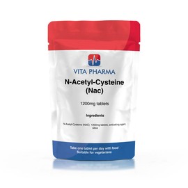 VITA PHARMA N-Acetyl-Cysteine (NAC) 1200mg 60 Tablets