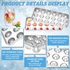 FwQoFvk Stainless Steel Round Ball Ice Maker, Rust Resistant Metal
