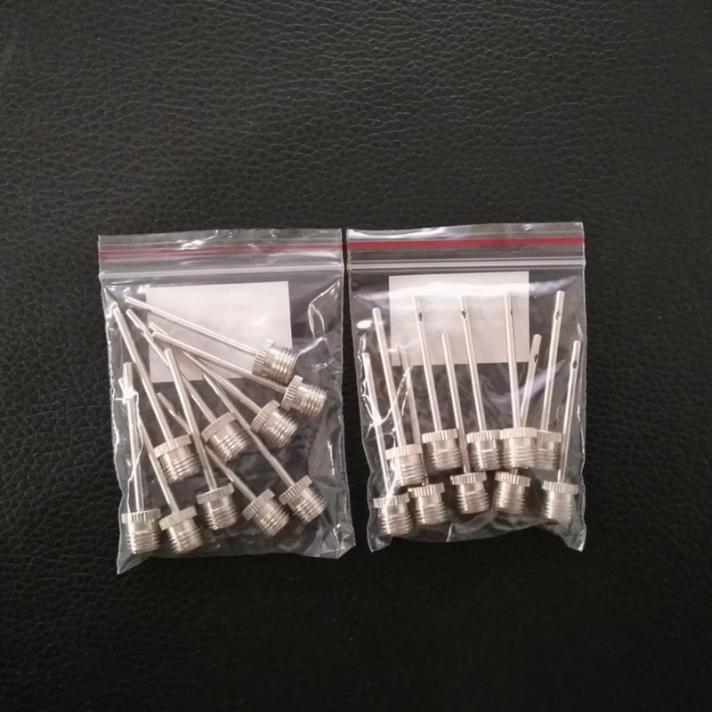 TOYANDONA Aguja Plata 100piezas Multifunción de Inflado de Acero Inoxidable