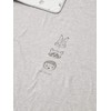 VERTBAUDET Organic Cotton Baby Blanket 75 x 100 cm Natural/Grey