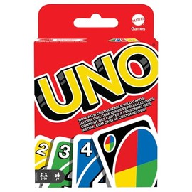 Juego de Cartas Mattel UNO Original con Comodines Personalizables, para Niños de 7 Años en Adelante