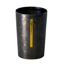 HORIE GUNMETA Titanium Tumbler, Black, No Names, Mother's Day, Father's Day, Gift, Hollie, Birthday, Retirement, Household Celebration, Wedding Gift (Light, No Name)