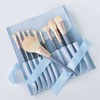 Beginner Pastel Light Blue Makeup Brush Set of 10 Set