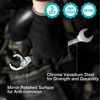DURATECH Ratcheting Flare Nut Wrench Set, Open End Wrench Set,