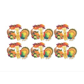 Beistle 24-Pack Decorative Thanksgiving Cutouts, 14-Inch