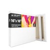 LWR CRAFTS Stretched Canvas 16" X 16" Pack of 3