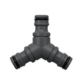 Takagi G062CG Hose Joint Triple Joint Nipple, Charcoal Gray, Connects 3 Connectors