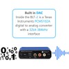 BluDento BLT-2 Hi-Fi Bluetooth 5.1 Audio Receiver,aptX HD,AAC,Audiophile TI DAC
