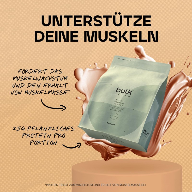 Bulk Vegan Protein Powder, Vanilla, 500 g, New and Improved