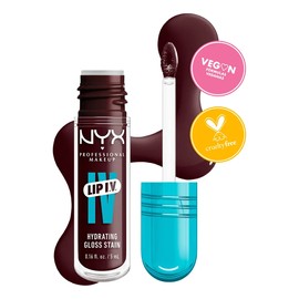 Tinta para Labios NYX Professional Makeup Lip IV | Acabado Brillante | Tono Marrón Oscuro