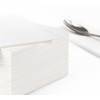 JINYUDOME Linen Feel Disposable Napkins (White200)