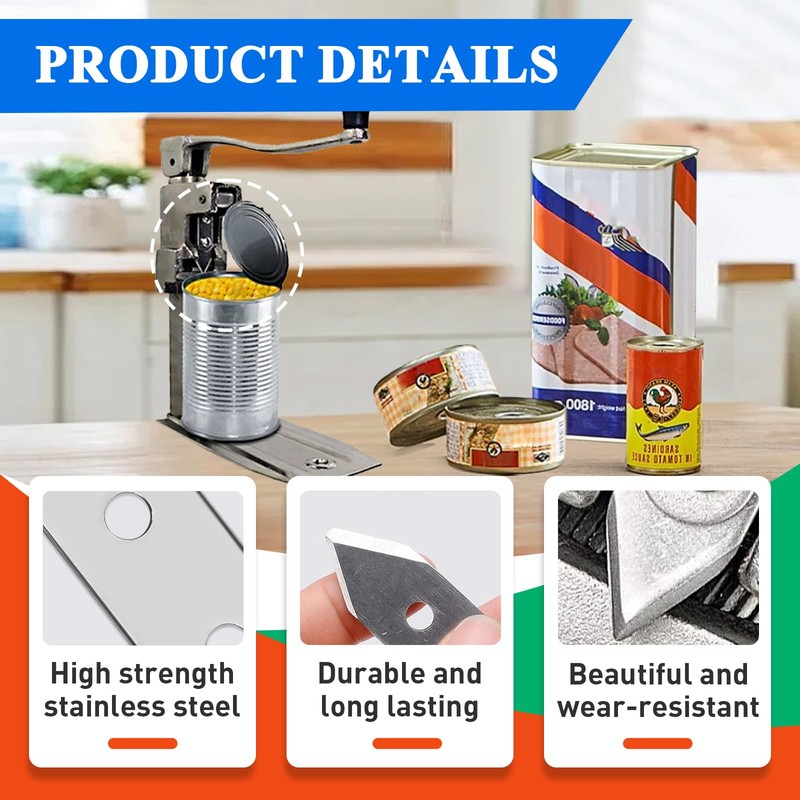 2 Pcs Commercial Can Opener Replacement Blades Compatible with Edlund