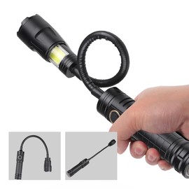 LED Rechargeable Work Light, 1000 lumens with Gooseneck, Flashlight with Magnetic Base, Waterproof Magnetic Work Light, Portable Light for Sewing, Crafting, Workbench