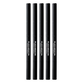 Black Monster Perfect Eyebrow Kit, Natural Black, 5 pcs / 블랙몬스터 퍼펙트 아이브로우 키트, 내추럴 블랙, 5개